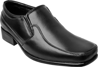 

Seamax Genuine Leather shoes Slip On For Men(Black
