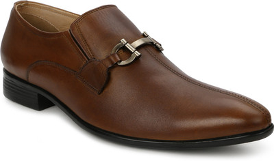

Escaro Men's Formal Slip On For Men(Brown