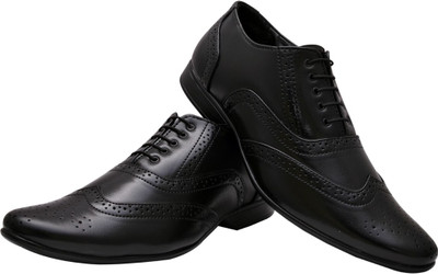 

Bxxy British Brogue Lace Up Shoes For Men(Black, Black_67