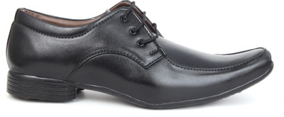 

World Walker Black Shoes Lace Up For Men(Black)