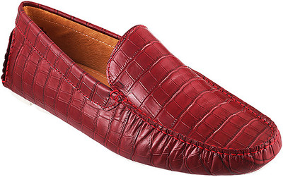 

Metro Da Vinchi Loafers For Men(Brown, 18;red