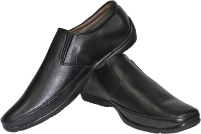 

Human Steps Big Size Slip On Shoes For Men(Black)