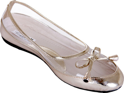 

Goyal Golden Transparent Bellies For Women(Gold