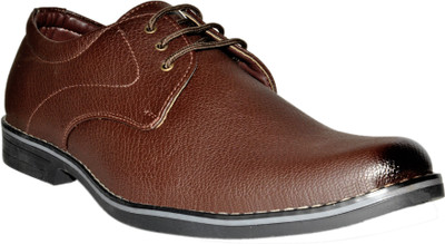 

Leather Chief Lace Up Shoes For Men(Brown)