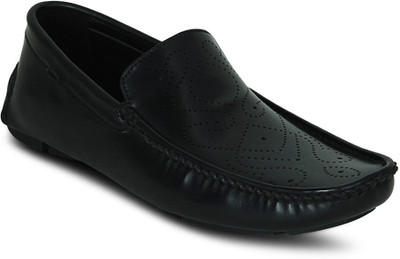 Get Glamr DESIGNER SLIP ONS Loafers For Men(Black)