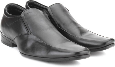 

Arrow Men Genuine Leather Slip On Shoes For Men(Black)