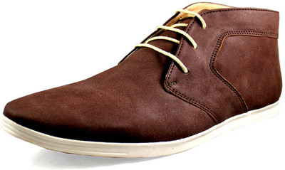 

Knotty Derby Knicker Side Panel Chukka Boots For Men(Brown