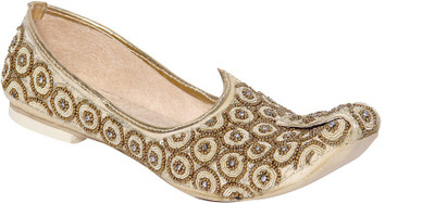 

Panahi Wedding Jutti Mojari For Men(Gold