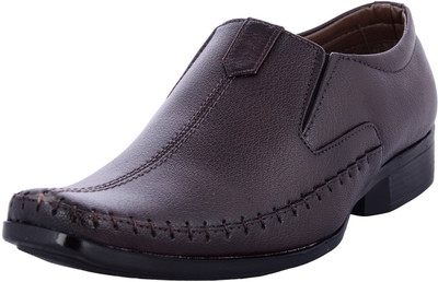 50% OFF on Zohran Brown Slip On Shoes For Men(Brown) 50% OFF on Zohran Brown Slip On Shoes For Men(Brown)