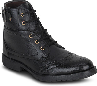 

Kielz Gents Footwear Boots For Men(Black