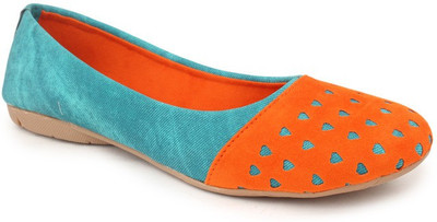 

Sindhi Footwear Venetian Bellies For Women(Orange)
