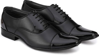 

Azzaro Black Brut Lace Up Shoes For Men(Black