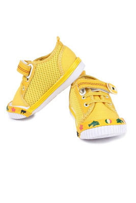 

Footfun by Liberty Boys & Girls Slip on Running Shoes(Yellow