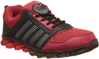 

Shoe Island Predator-X Series Black 'n' Red Running Shoes For Men(Red