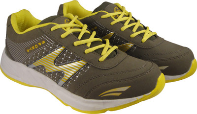 

Action Synergy Men's 7163 Olive/Yellow Sports Walking Shoes For Men(Olive, Yellow