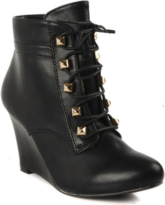 

Flat n Heels Boots For Women(Black)