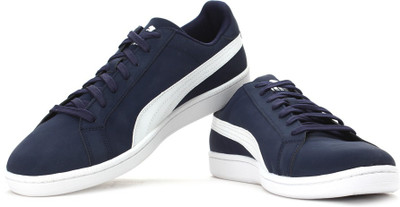 

Puma Smash Buck Sneakers For Men(Blue, Peacoat-white