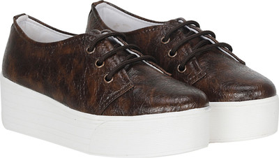

Kraasa Height Increasing Sneakers For Women(Brown