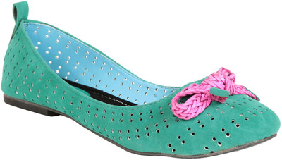 

Adorn Elegant and Trendy Bellies For Women(Green