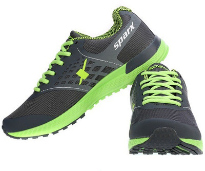 

Sparx SM-220 Running Shoes For Men(Grey, Green), Greyflourscentgreen