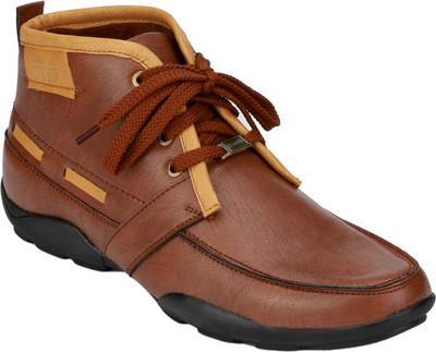 

Rocozo Krazy Ankle Boots For Men(Tan