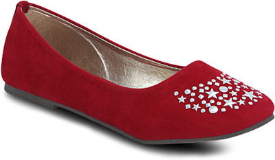 

Get Glamr Star Bellies For Women(Red