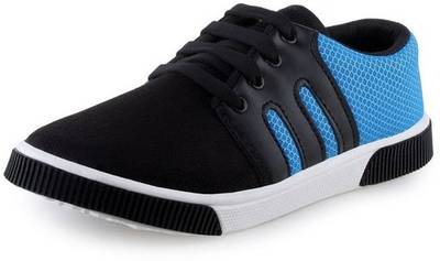 Chevit Blue and Black Sneakers