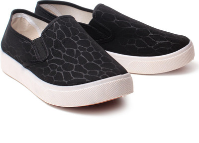 

Nell Canvas Shoes For Women(Black)