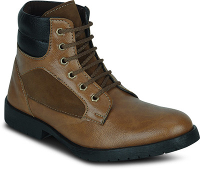 

Kielz Gents Footwear Boots For Men(Tan