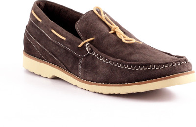 

Willywinkies Stylish And Trendy Boat Shoes For Men(Brown), Brown and orange