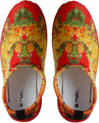 Fuel Women's Girls Red Flower Printed Bellies, Casuals, Outdoors