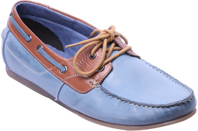 

Cord Wainers Boat Shoes For Men(Blue), Blue tan