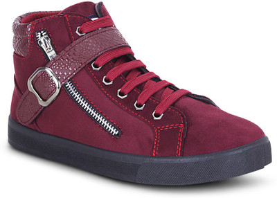 

Get Glamr Strapped Sneakers For Men(Red)