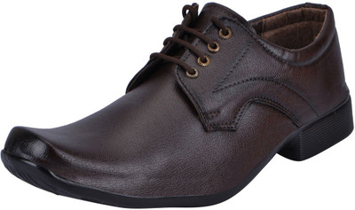 

FAUSTO Lace Up For Men(Brown, Rodio