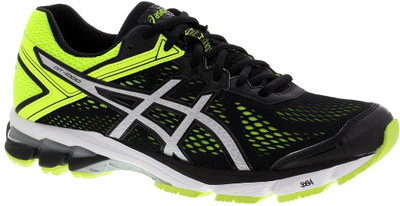 

Asics Gt-1000 4 Men Running Shoes For Men(Black, Silver, Yellow), Black::silver::flash yellow