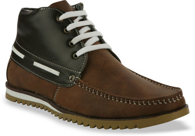 

Shoe Island Boatlong Boots For Men(Brown
