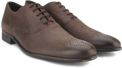Arrow Men Genuine Leather Lace Up Shoes