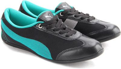 

Puma Karlie DP Sneaker For Women(Black, Green, Black-atlantis-quarry