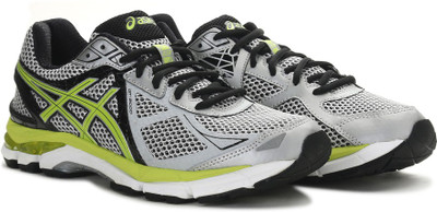 

Asics GT-2000 3 (2E) Running Shoes For Men(Grey, Silver/lime/black
