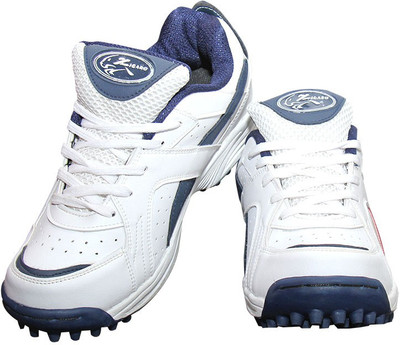 Zigaro Cricket Shoes For Men(Navy, White)