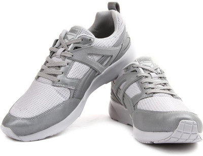 

Puma Arial Reflective Running Shoes For Men(Grey, Silver), Silver metallic