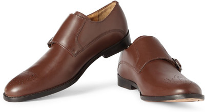 

Van Heusen Monk Strap Shoes For Men(Brown