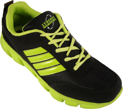 

Action Black Green Sport running Shoe -7152 Walking Shoes For Men(Black, Green)