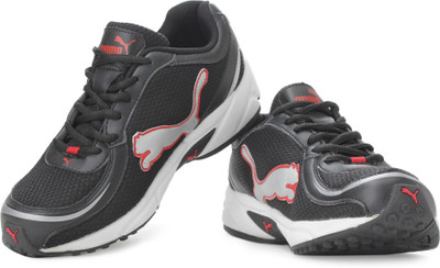 

Puma CARLOS DP Men Running Shoes For Men(Black, Black-high risk red-silver