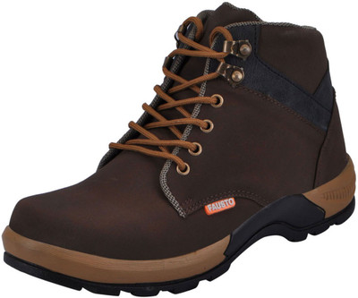 

FAUSTO Boots For Men(Brown