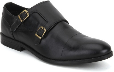 

Arden Oliver Monk Strap Shoes For Men(Black