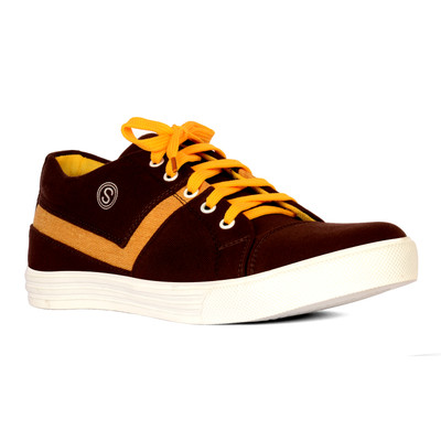 

Sam Stefy Canvas Shoes For Men(Brown)