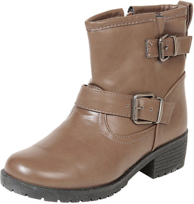 

TEN Boots For Women(Brown, Khaki