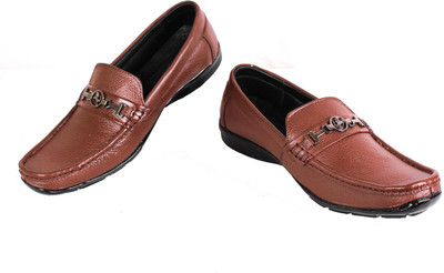 Leather Soft Loafers For Men(Brown)