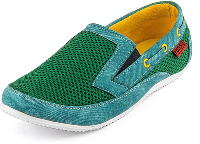 

Rosso Italiano Loafers Loafers For Men(Green, Turtoise blue with green